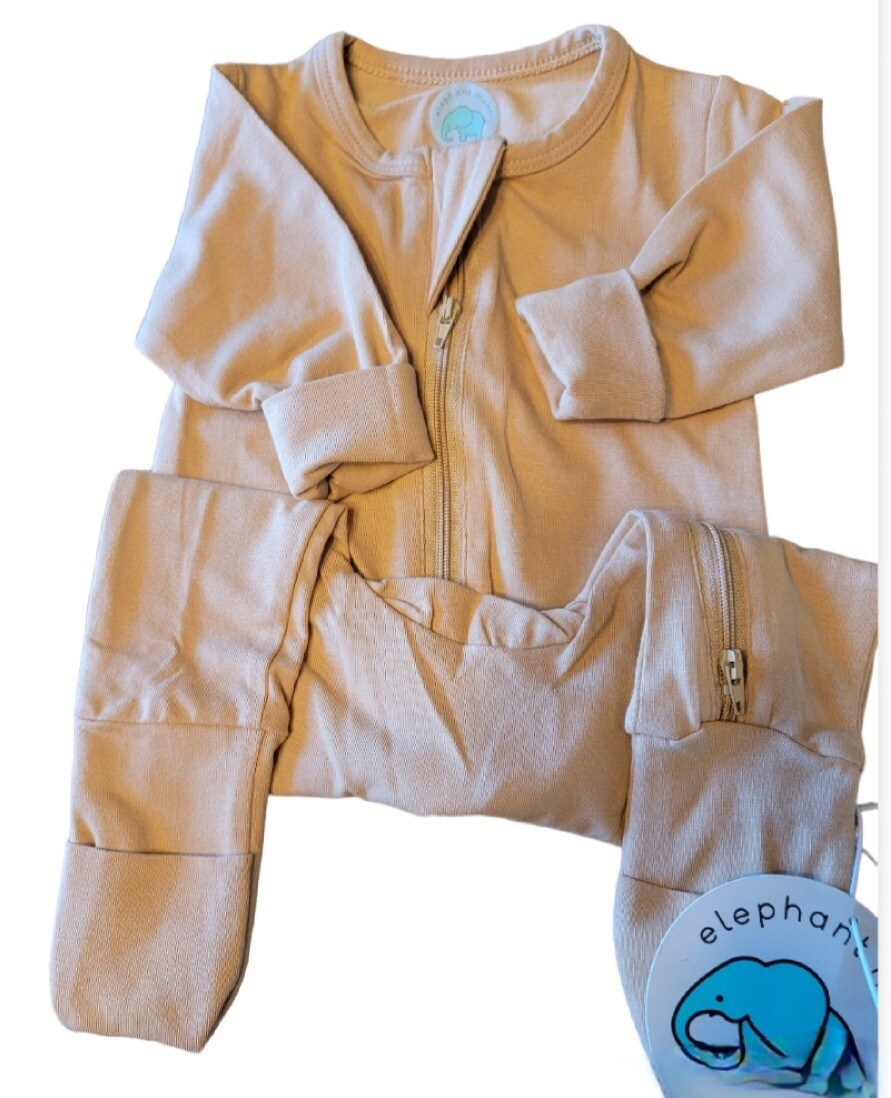 Grow With Me Rompers /
Camel /
Gender Neutral