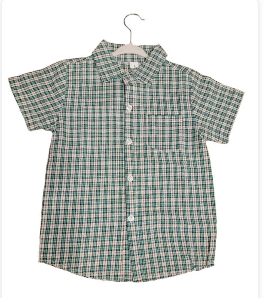Button Up Collar Shirt
Size 7