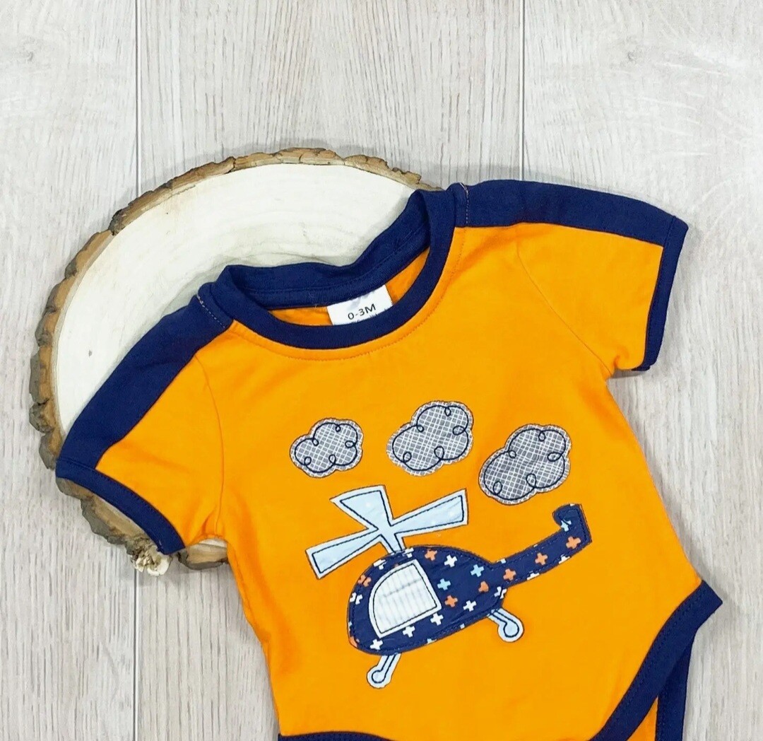 Fly High Helicopter Romper