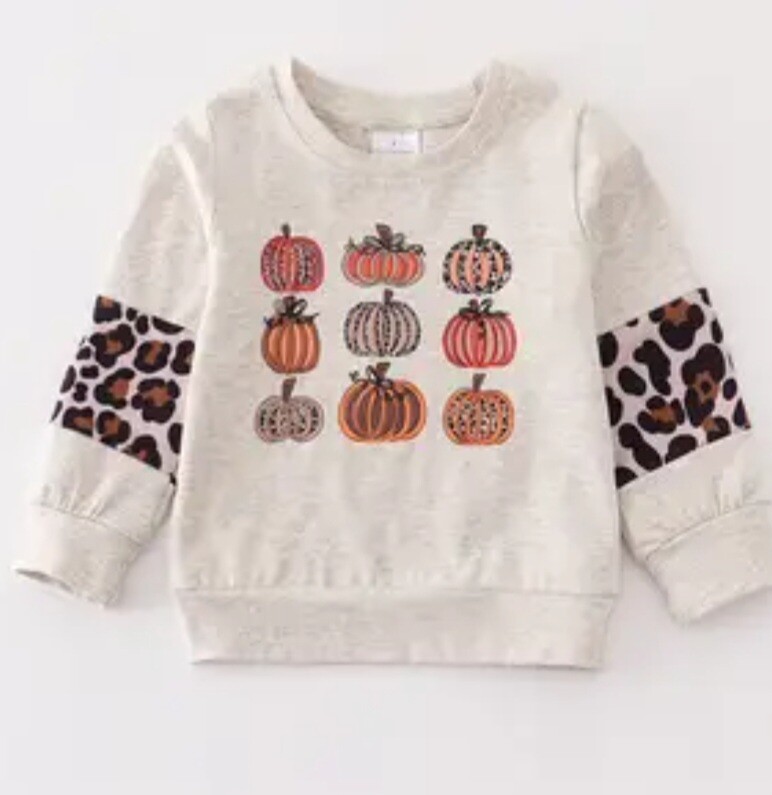 Leopard Pumpkin Sweater