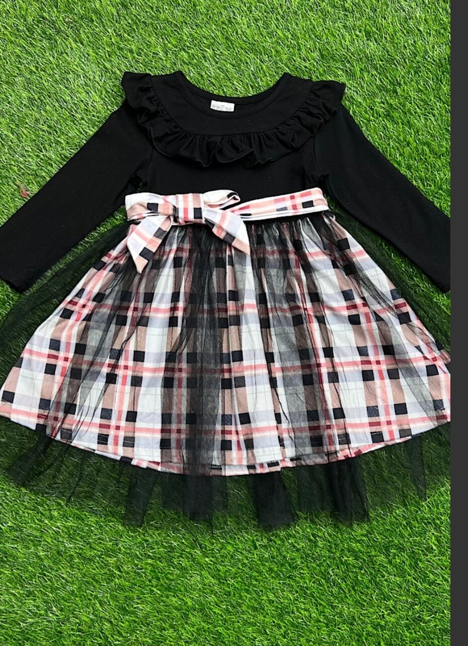 Black Tulle Holiday Dress