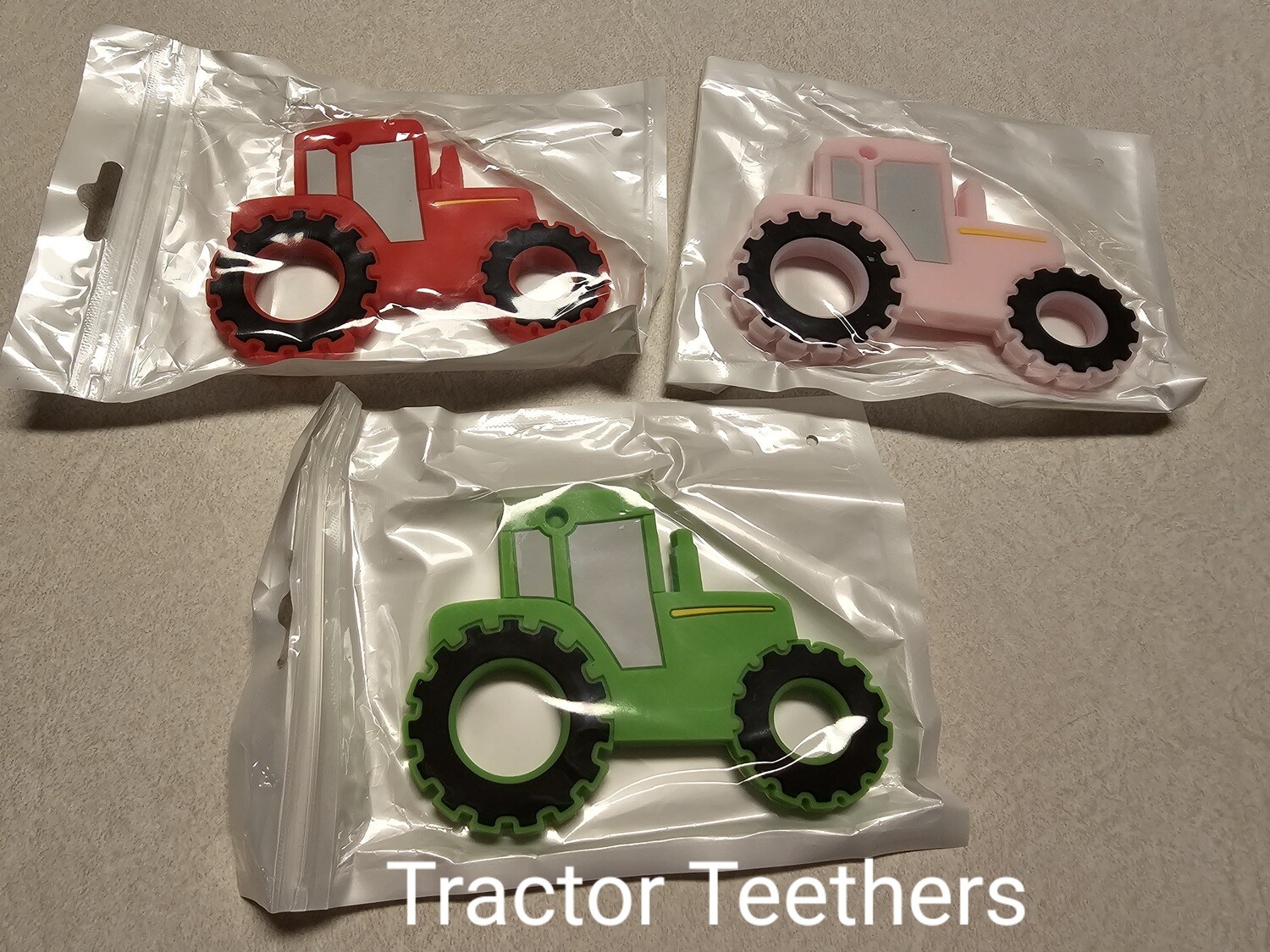 Tractor Silicone Teethers