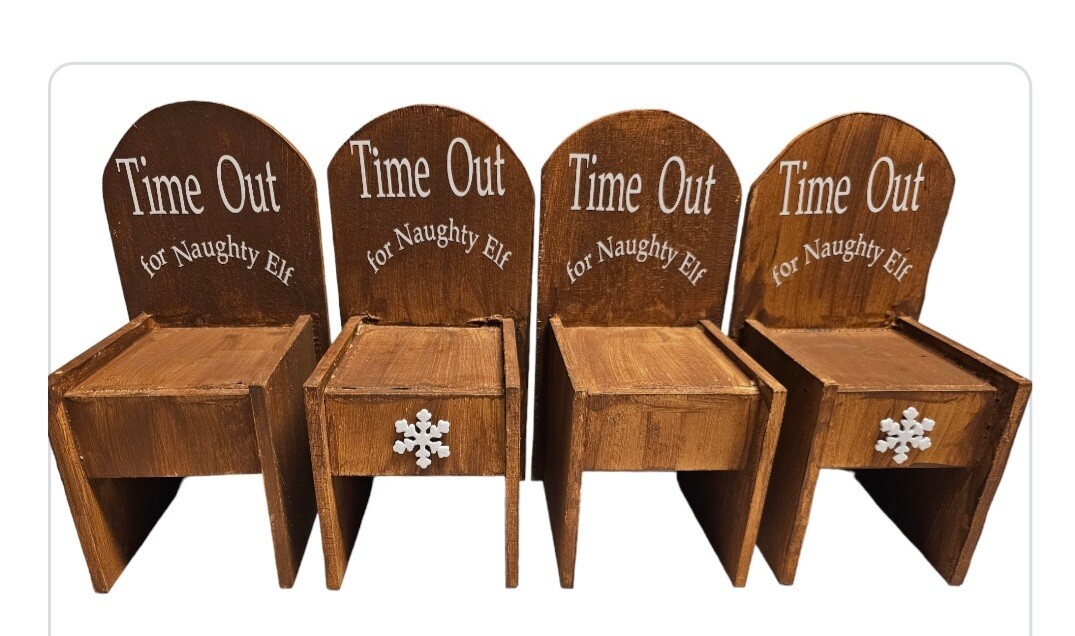 Naughty Elf Time Out chair
