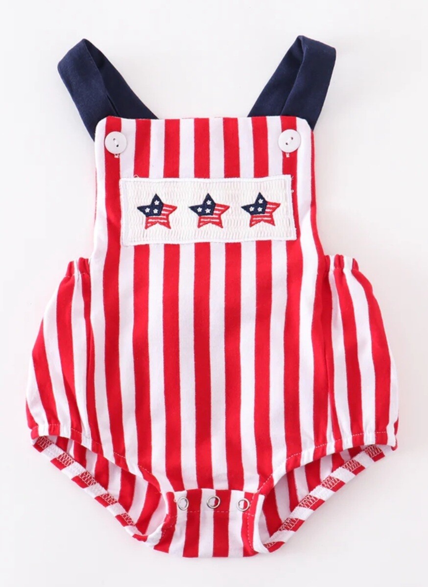Stars and Stripes Baby Romper
