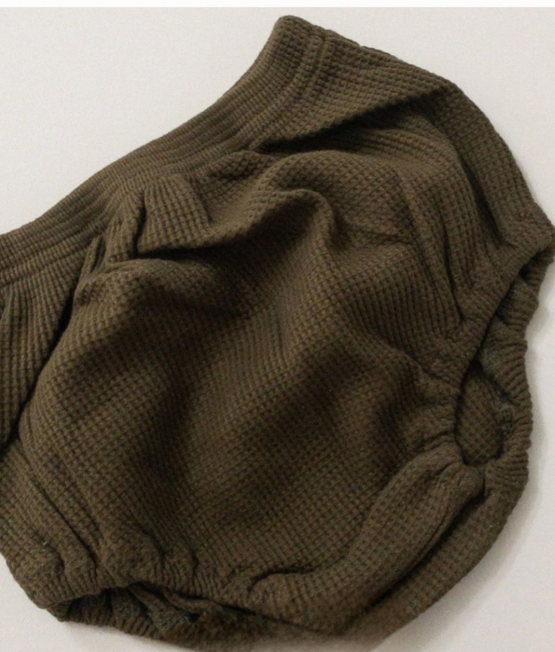 Olive Green Vichy Blouse and Bloomer -Set
