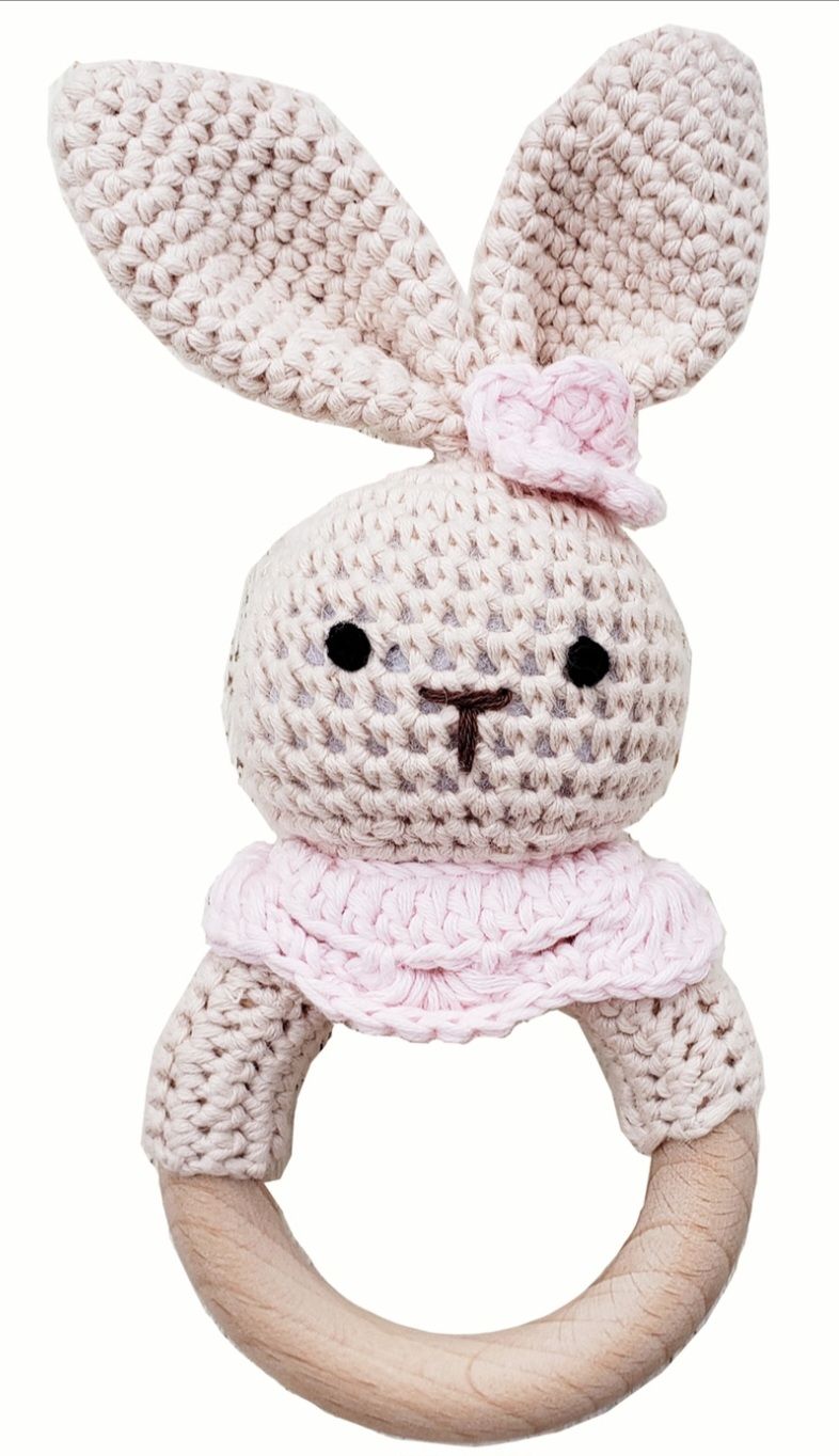 Crochet Rattle Bunny