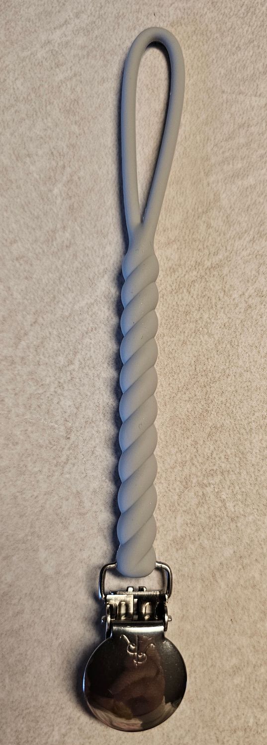 Cutie Clips Gray Twist