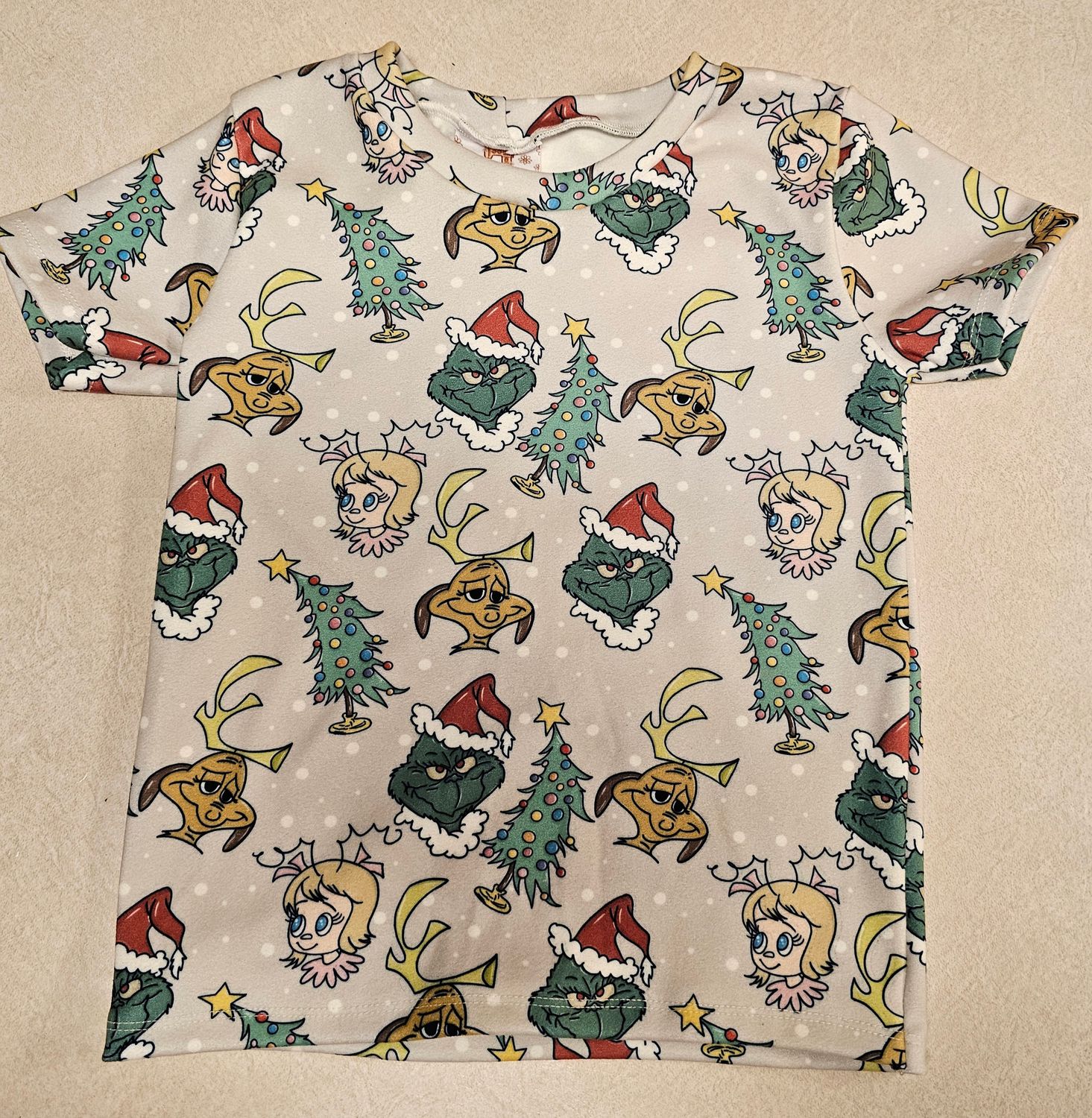 Christmas Pajamas Set Grinch, CindyLou &amp; Max/  Size 4T