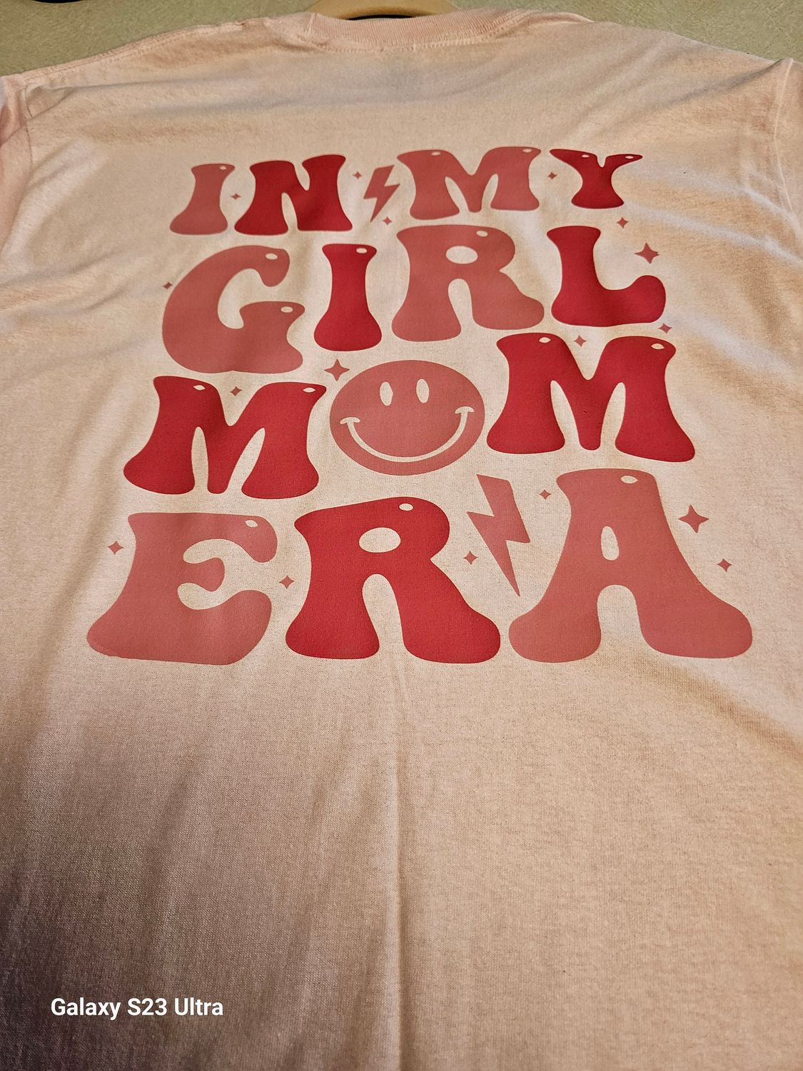 In My Girl Mom Era Long Sleeved TShirt Pink
