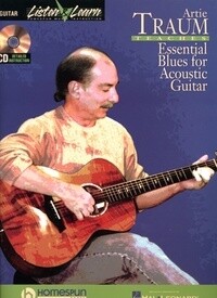 Artie Traum Teaches Essential Blues for Acoustic Guitar - Book + CD