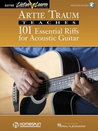 Artie Traum Teaches 101 Essential Riffs for Acoustic Guitar - Book + Digital Audio Access
