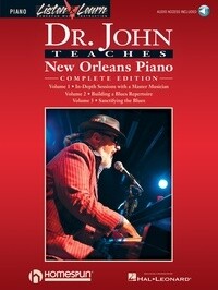 Dr. John Teaches New Orleans Piano - Complete Edition - 111 Page Book plus Audio Access Code