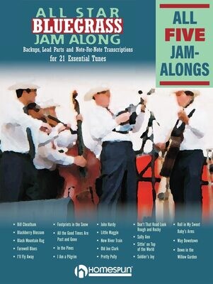 All Star Bluegrass Jam Along - Complete Set of Five Books and CDs