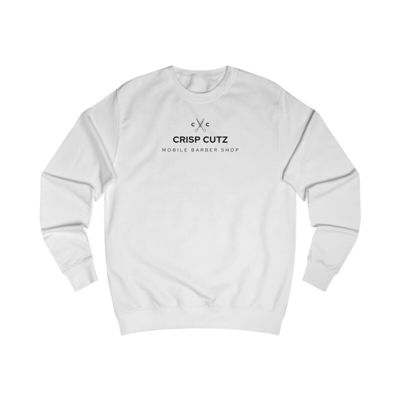 Crisp Cutz Mobile Barbershop Logo Men&#39;s Sweatshirt