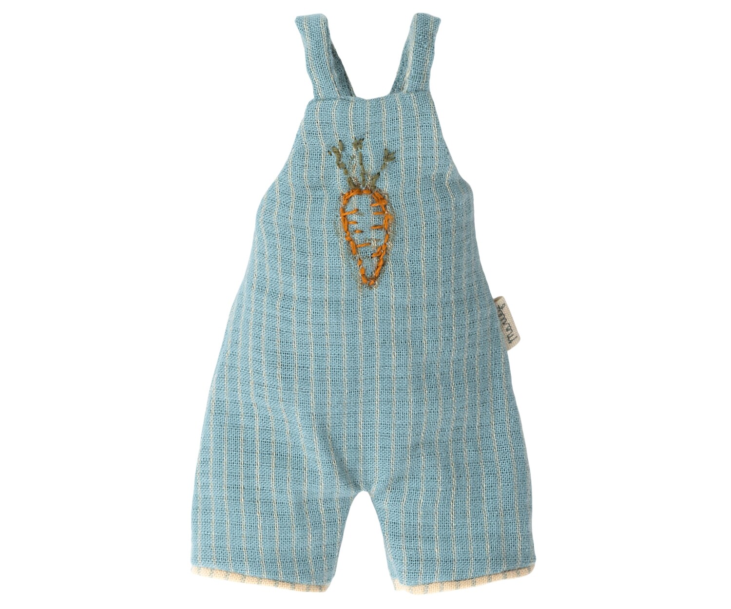 Kaninchen-Kleidung - Latzhose Karotte Blau - Größe 2