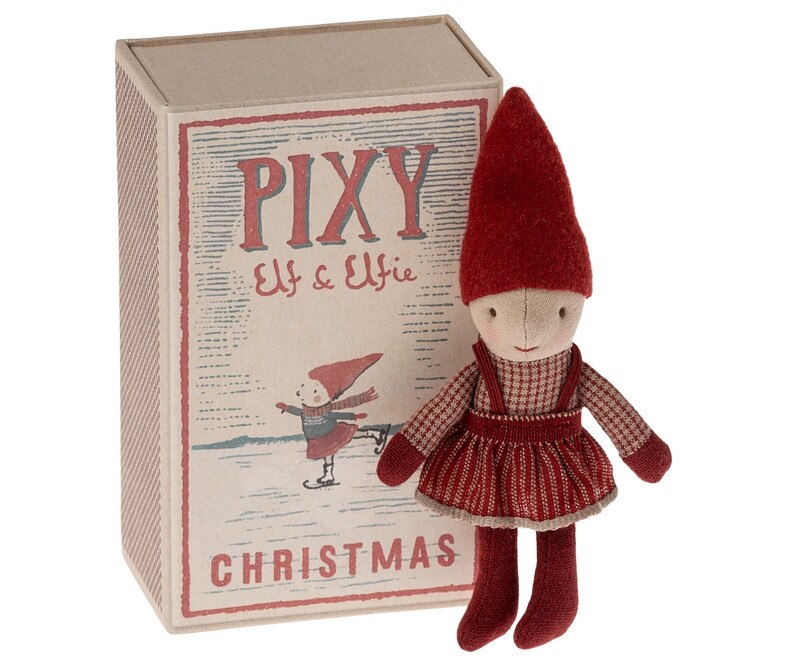 Elfie süße kleine Pixi in der Streichholzschachtel