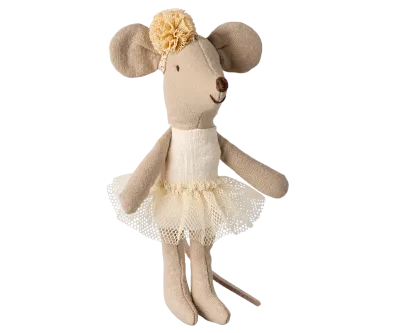 Ballerina-Maus, Kleine Schwester - Cremefarben