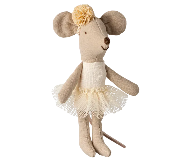 Ballerina-Maus, Kleine Schwester - Cremefarben