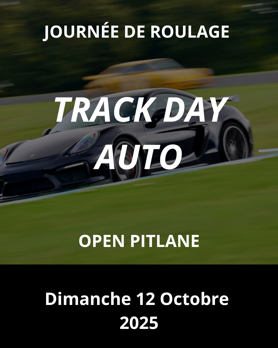 Journée de roulage auto : Dimanche 12 Octobre 2025