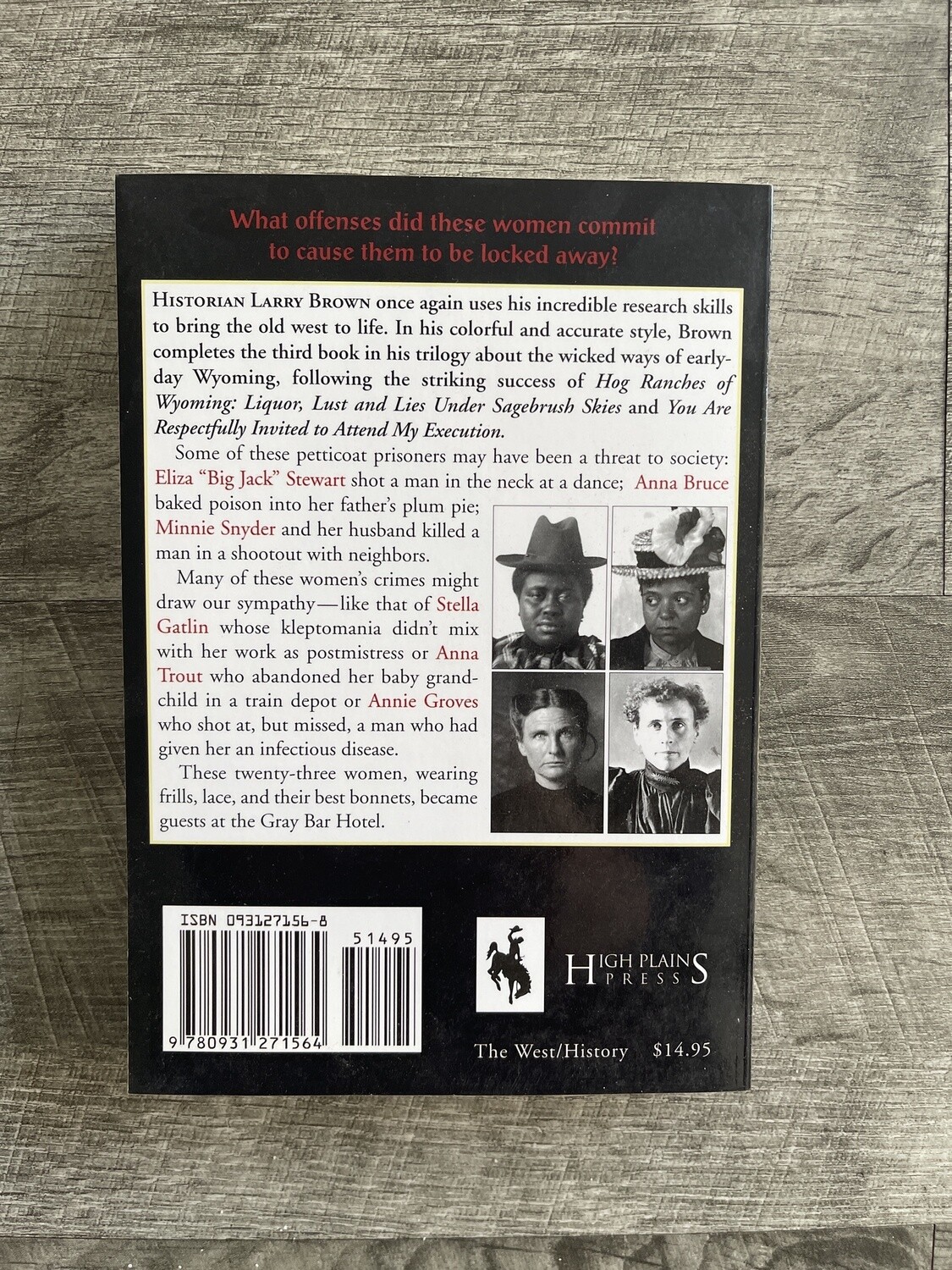 Brown, Larry K-Petticoat Prisoners of Old Wyoming