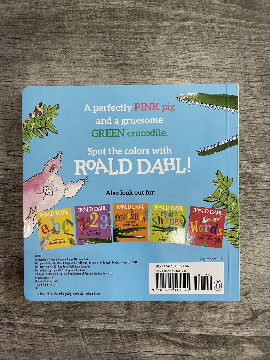 Dahl, Roald-Colors