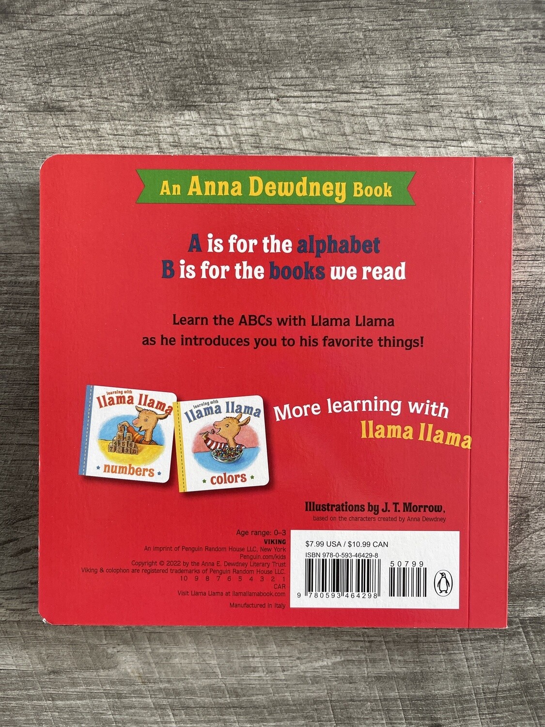 Dewdney, Anna-Llama Llama ABC