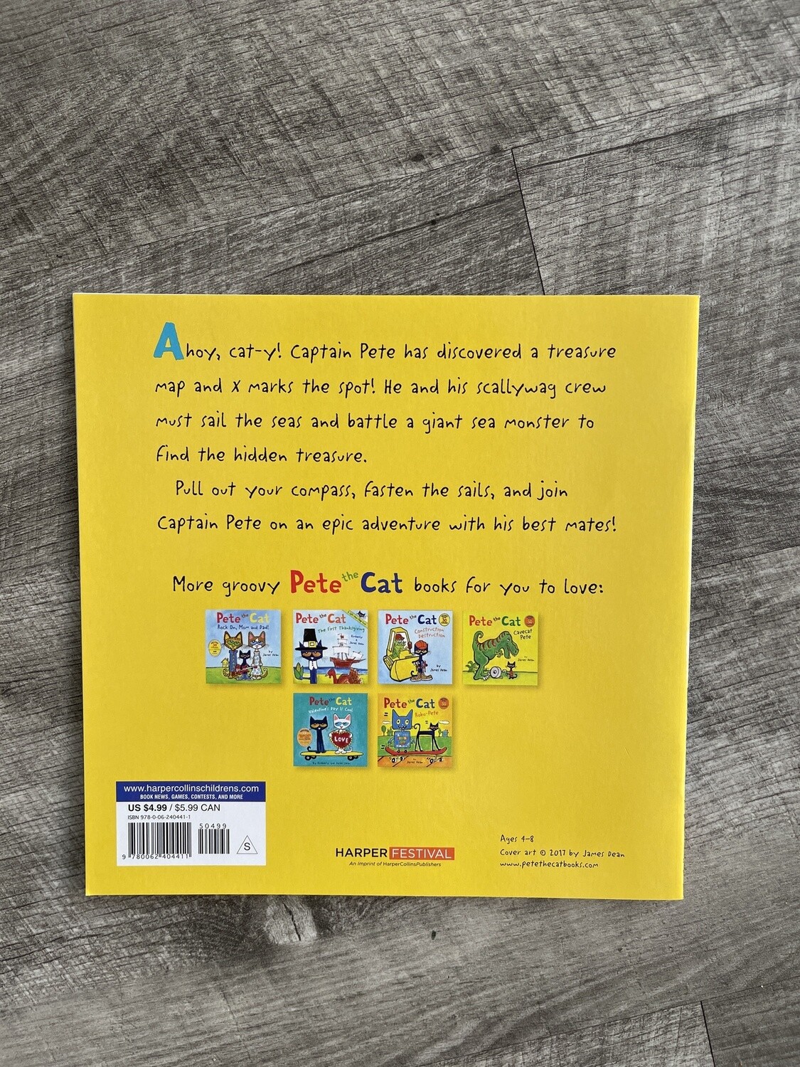 Dean, James-Pete the Cat and the Treasure Map