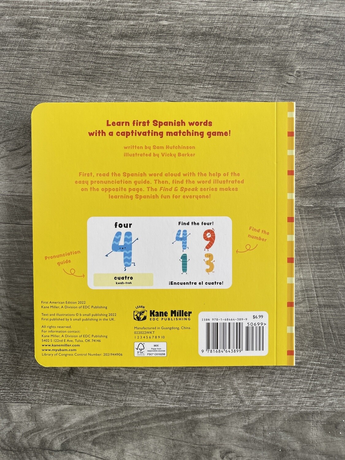 Find &amp; Seek Spanish Numbers