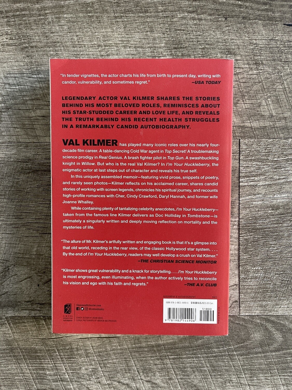 Kilmer, Val-I&#39;m Your Huckleberry