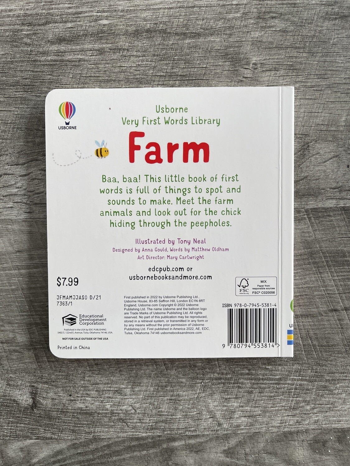 Very First Words Library Farm