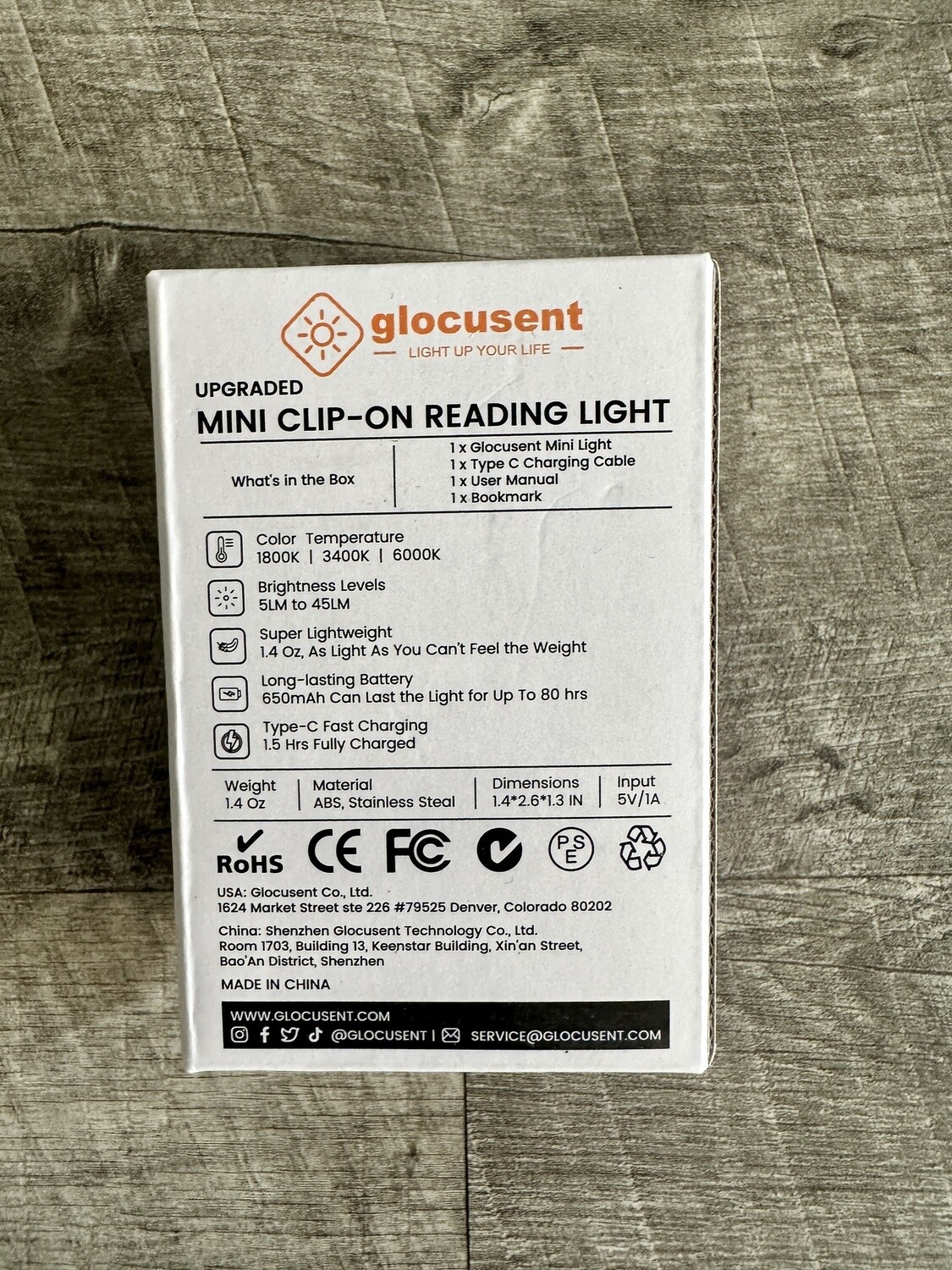 Mini Clip-On Reading Light