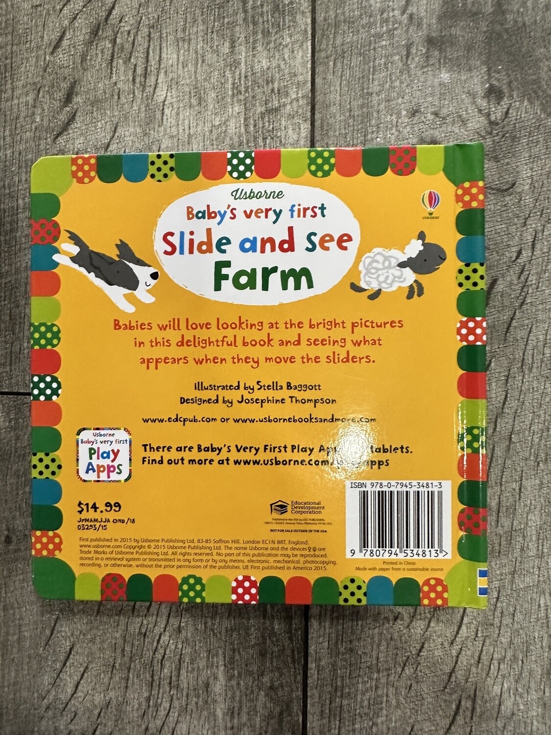 Baby&#39;s Very First Slide and See Farm