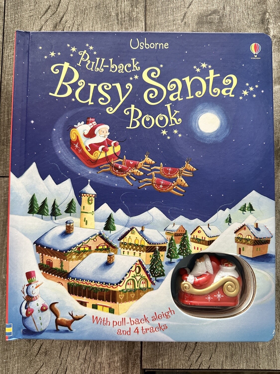 Pull-back Busy Santa Book