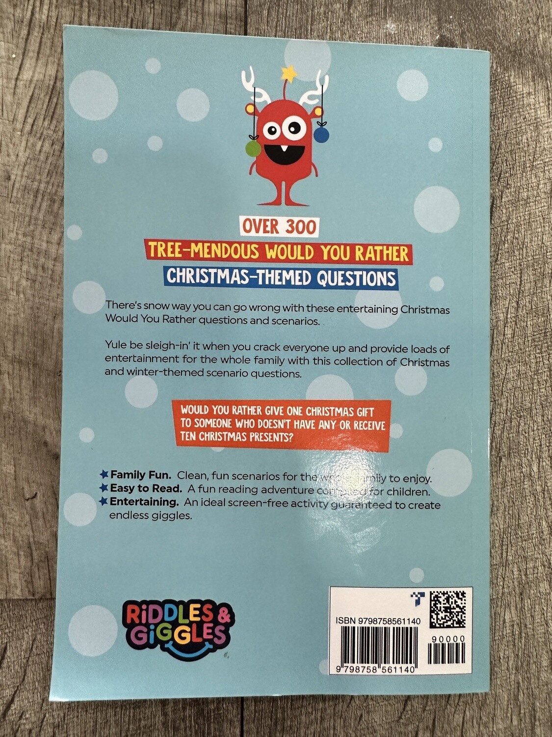 Christmas Would You Rather For Kids
