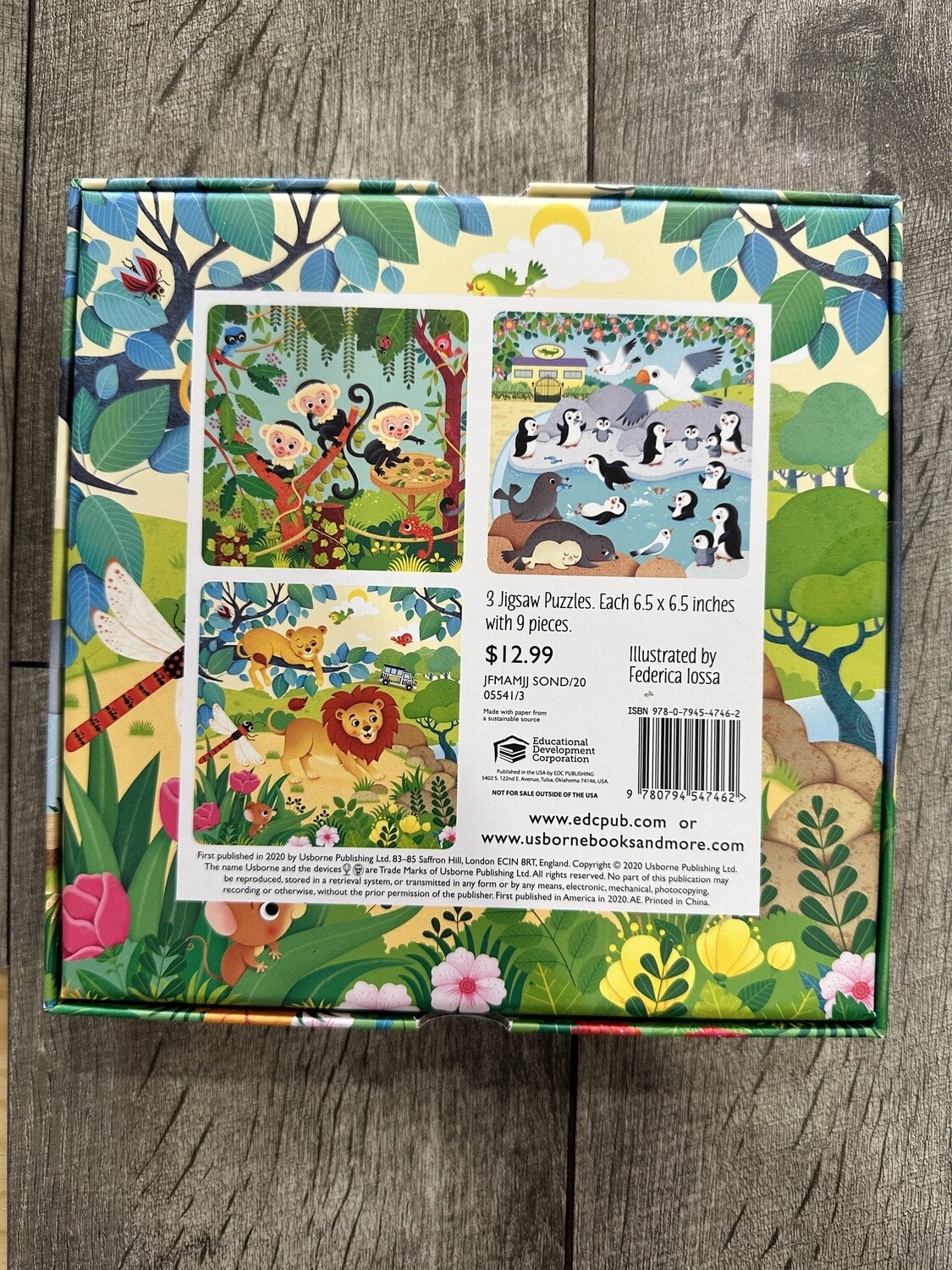 Book and Puzzles The Zoo