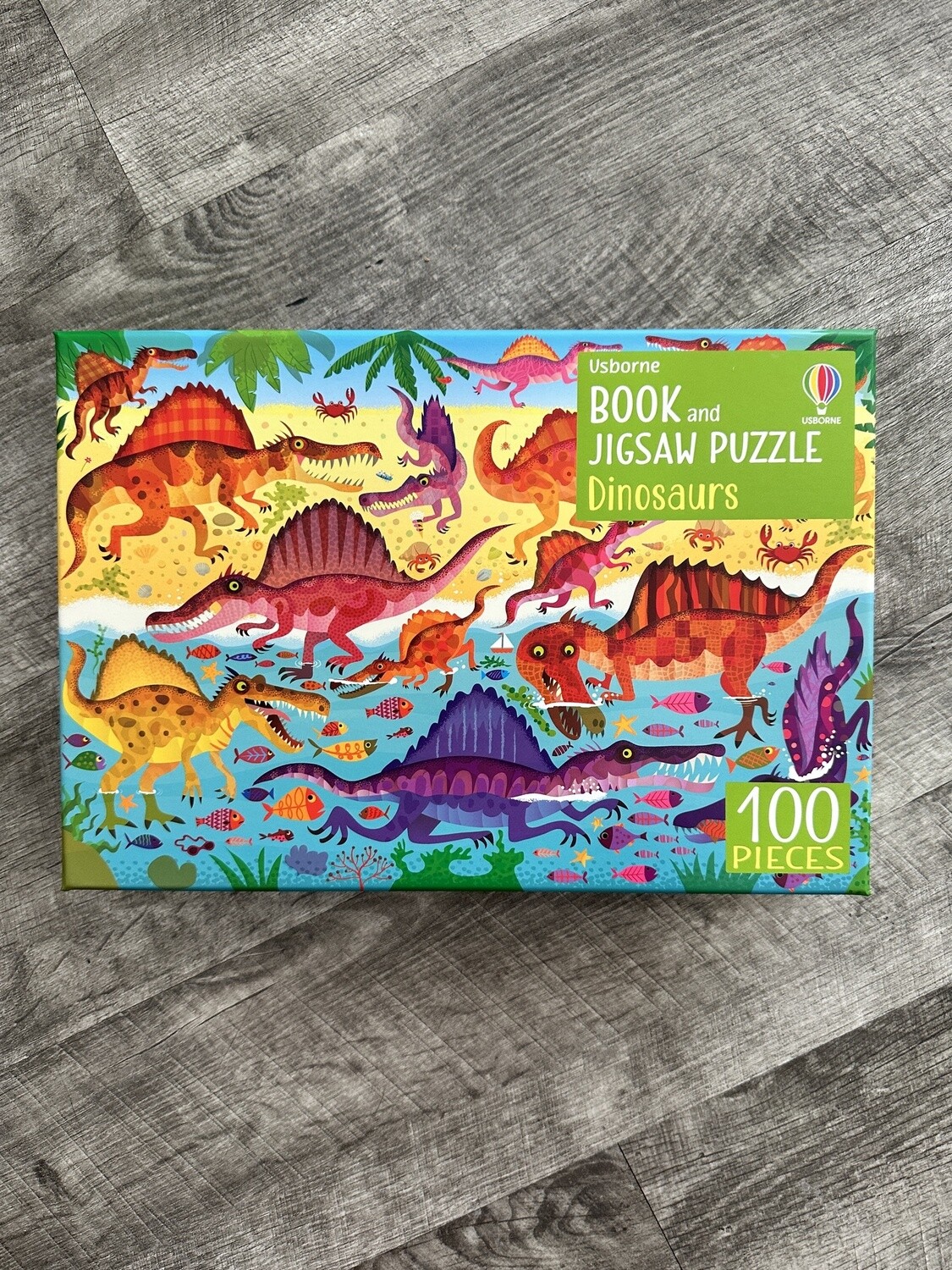 Book and Jigsaw Puzzle Dinosaurs