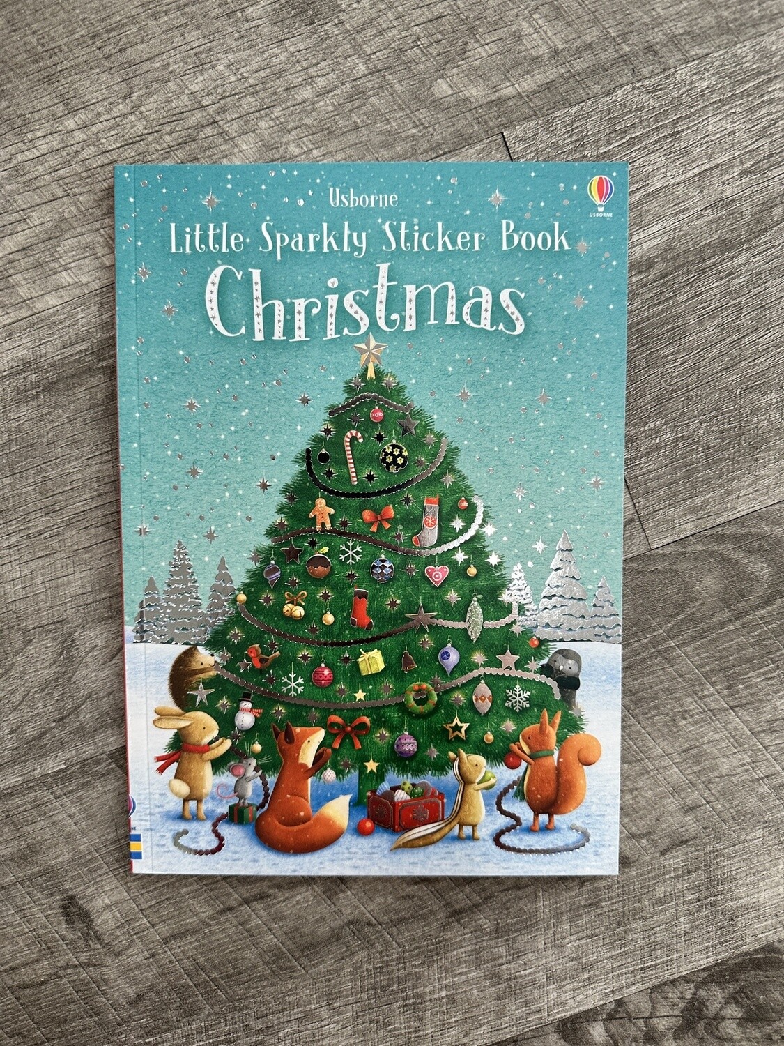 Little Sparkly Sticker Book Christmas