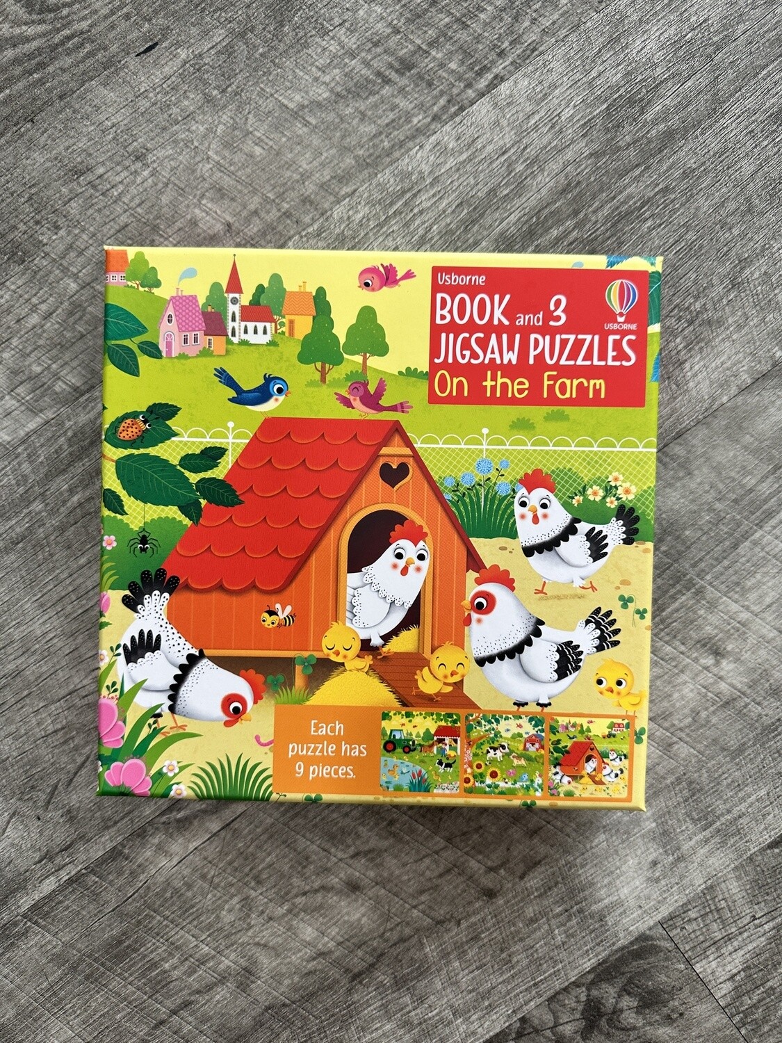 Book and Jigsaw Puzzles On the Farm