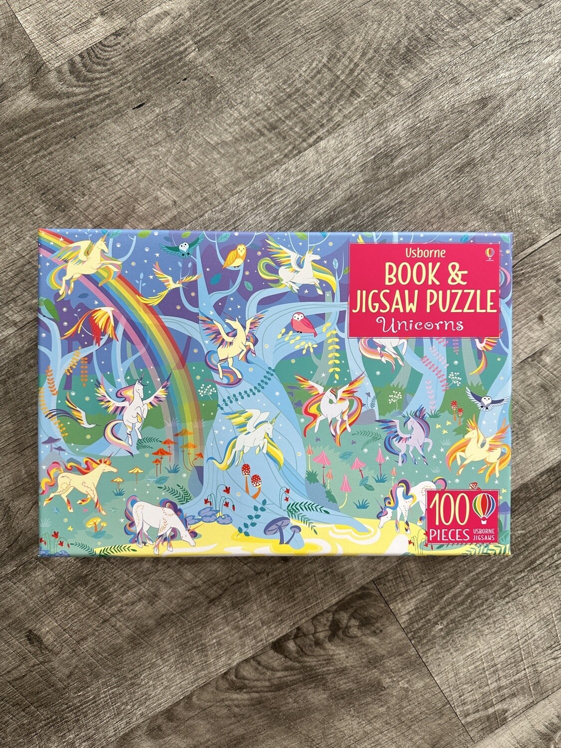 Book and Jigsaw Puzzle Unicorns