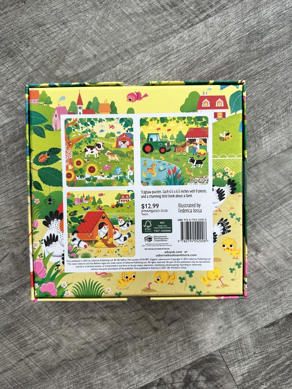 Book and Jigsaw Puzzles On the Farm