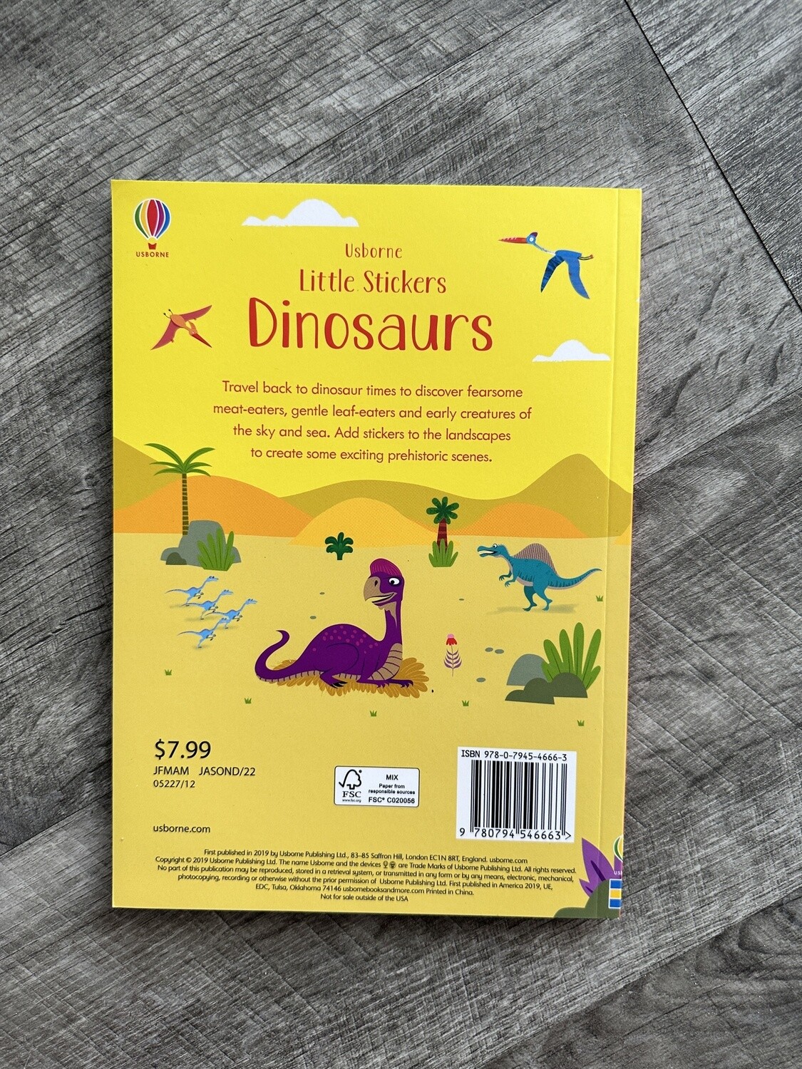 Little Stickers Dinosaurs