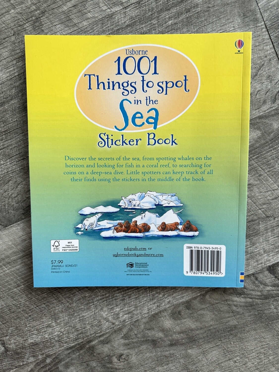 1001 Things to spot in the Sea Sticker Book