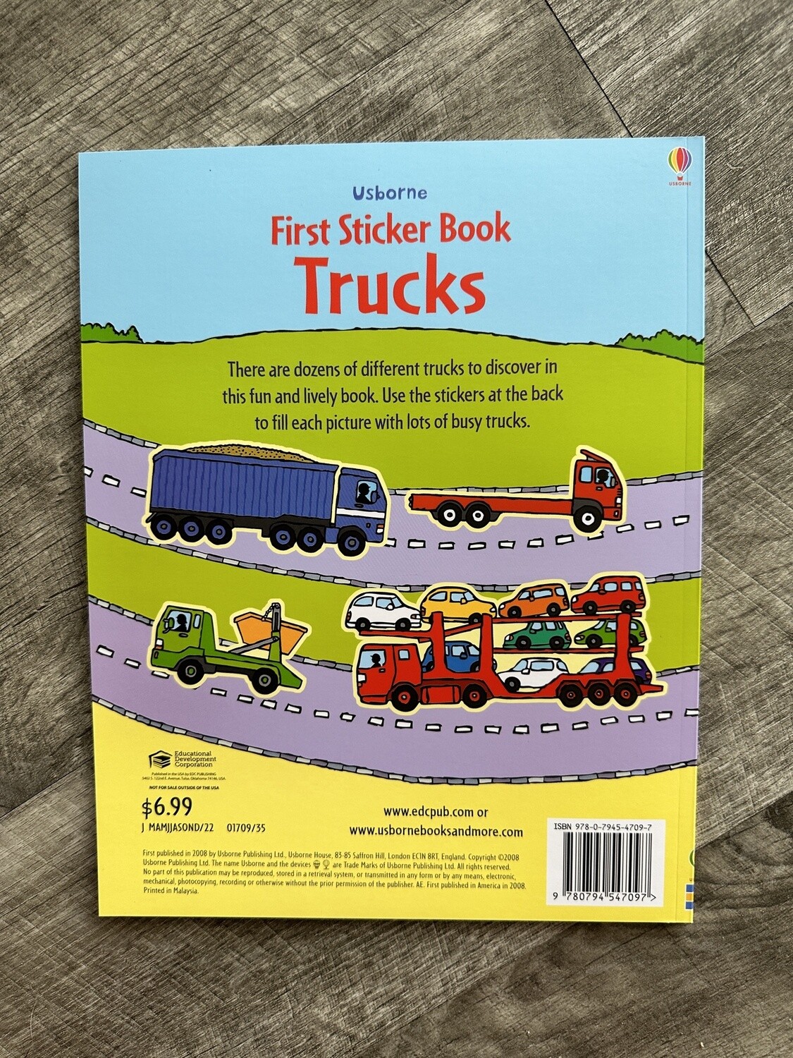 First Sticker Book Trucks