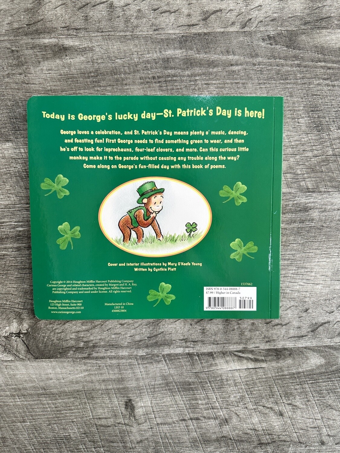 Platt, Cynthia-Happy St. Patrick&#39;s Day Curious George