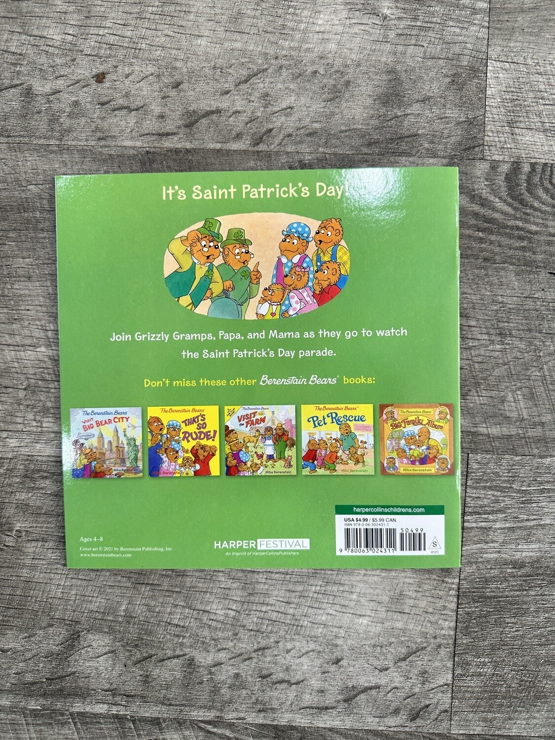 Berenstain, Mike-The Berenstain Bears&#39; St. Patrick&#39;s Day