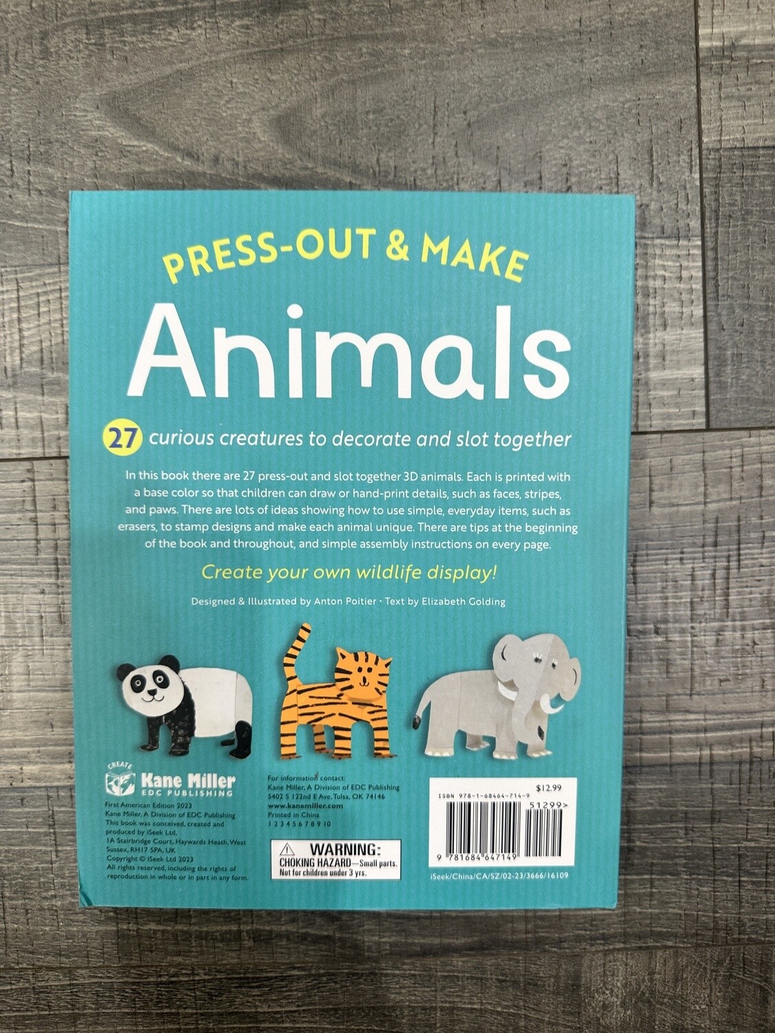 Press-Out &amp; Make Animals