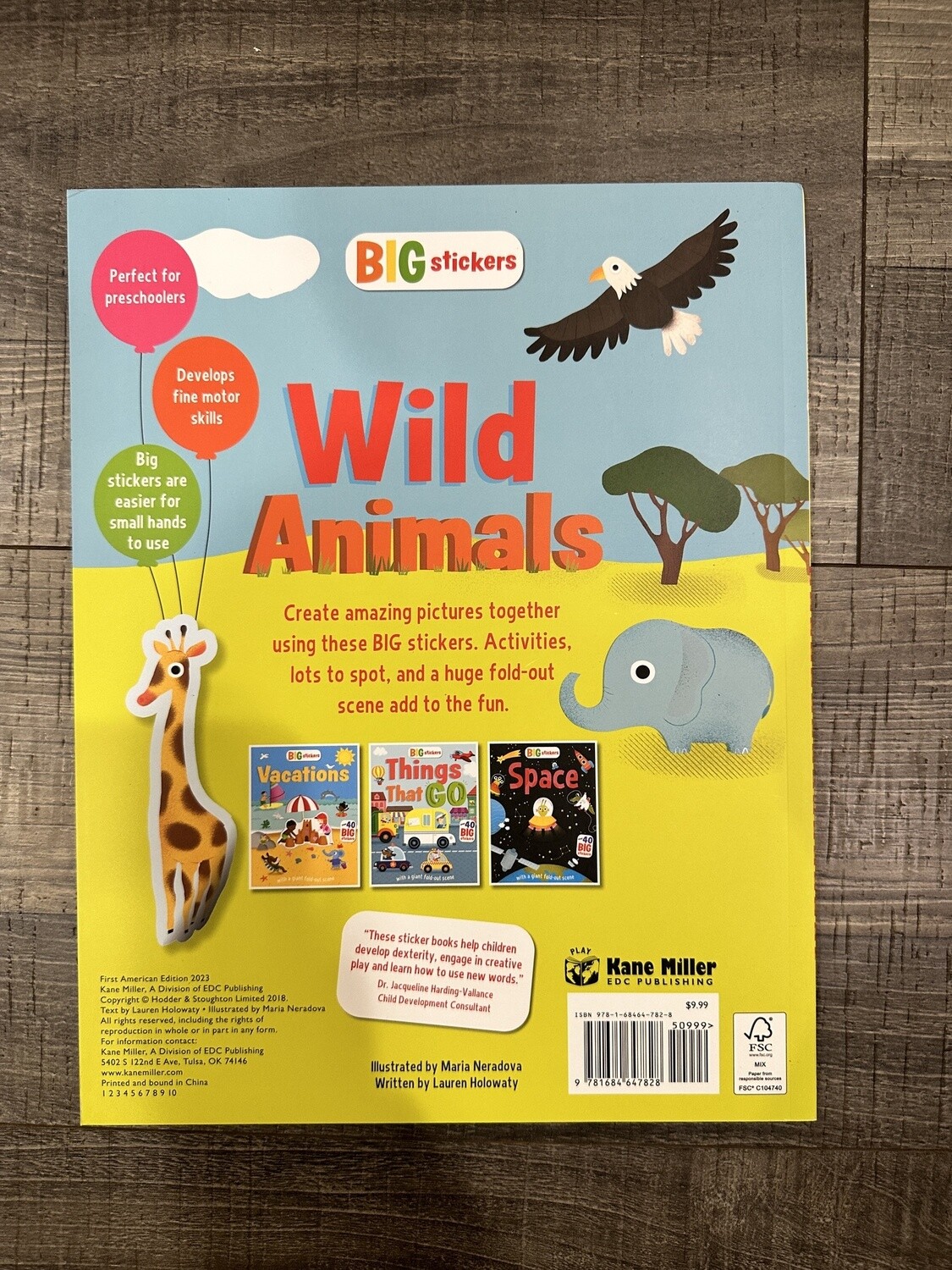 Big Stickers Wild Animals