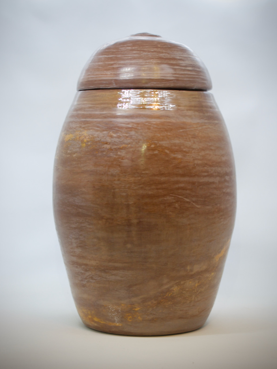 Dunkelrote Natururne poliert, XL