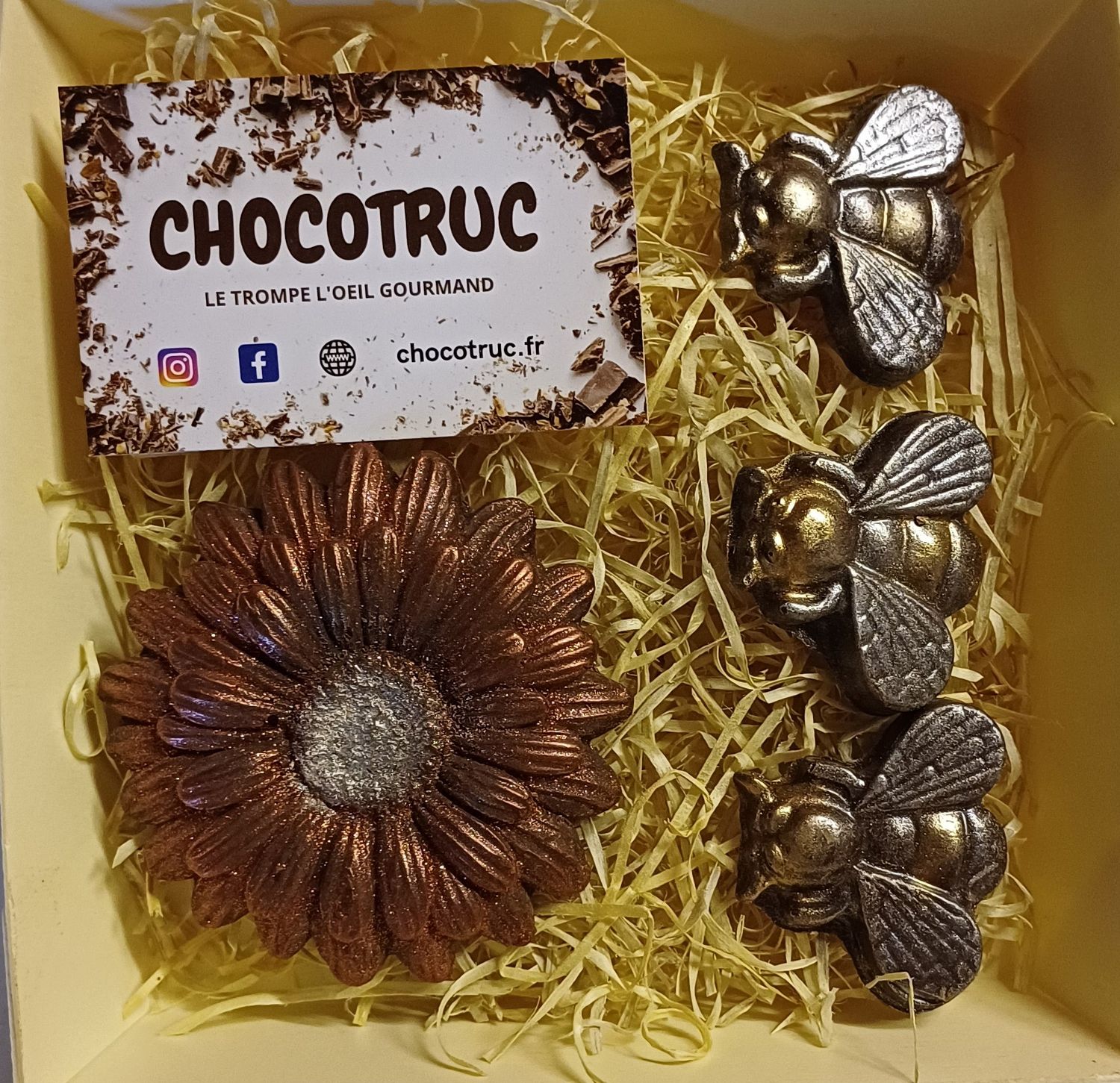 Coffret fleur et abeilles