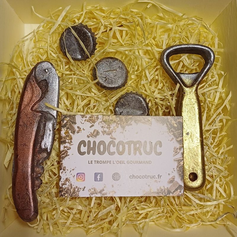 Coffret décapsuleur, limonadier  et 3 capsules